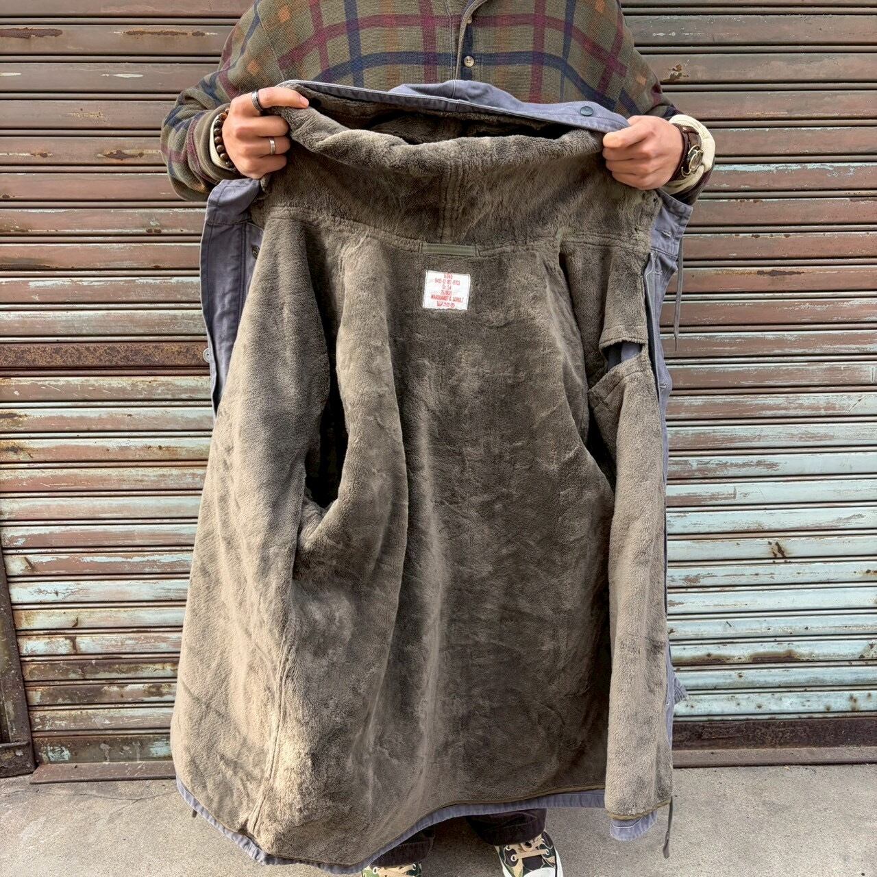 80s ドイツ軍 実物 フィールドジャケット メカニック ミリタリー L