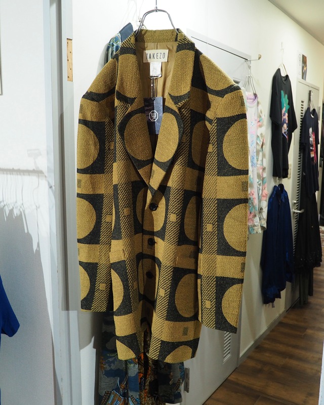 1980 - 90s ” Old TAKEZO ” Modern Contemporary art Embroidery vintage Tailored jacket