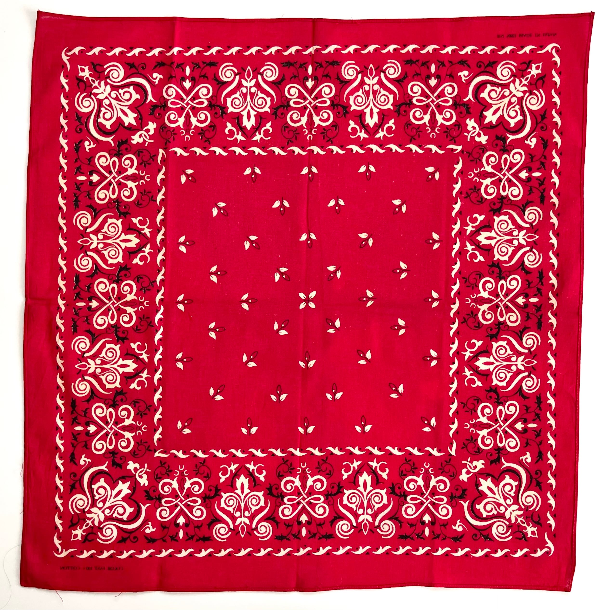 Good】RN50811 MADE IN JAPAN ヴィンテージバンダナ レッド | swallows