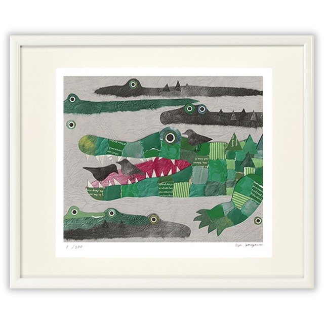 米澤彩 「ワニたち」