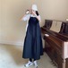 ✞ ♥カワイイ♥ソリッド カラー ロング ソリッドカラー ✞ゴスロリ SM ミリ 甘ロリ クラロリ 和ロリ エレガント 黒ロリ 姫ロリ 華ロリ BB-BB8871349