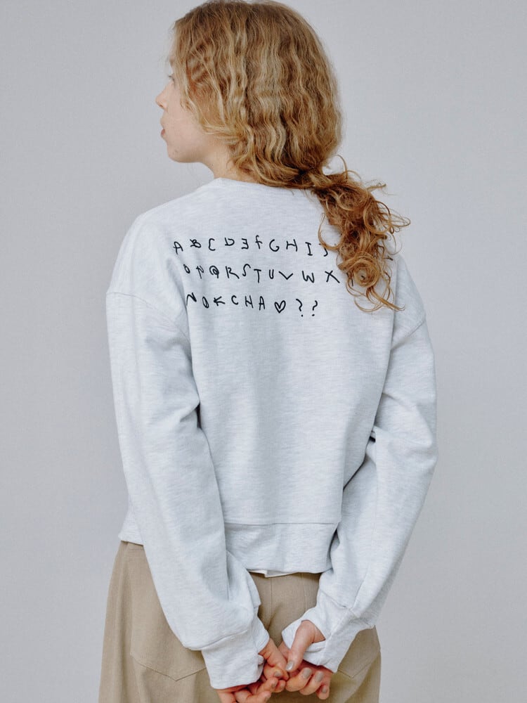 NOKCHA × MOMO 】alphabet sweat pullover | valance 福井｜レディース