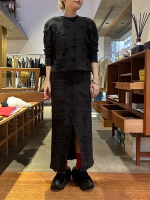 【25SS】BELPER ベルパー / LOVE SWEAT SKIRT / スウェットスカート