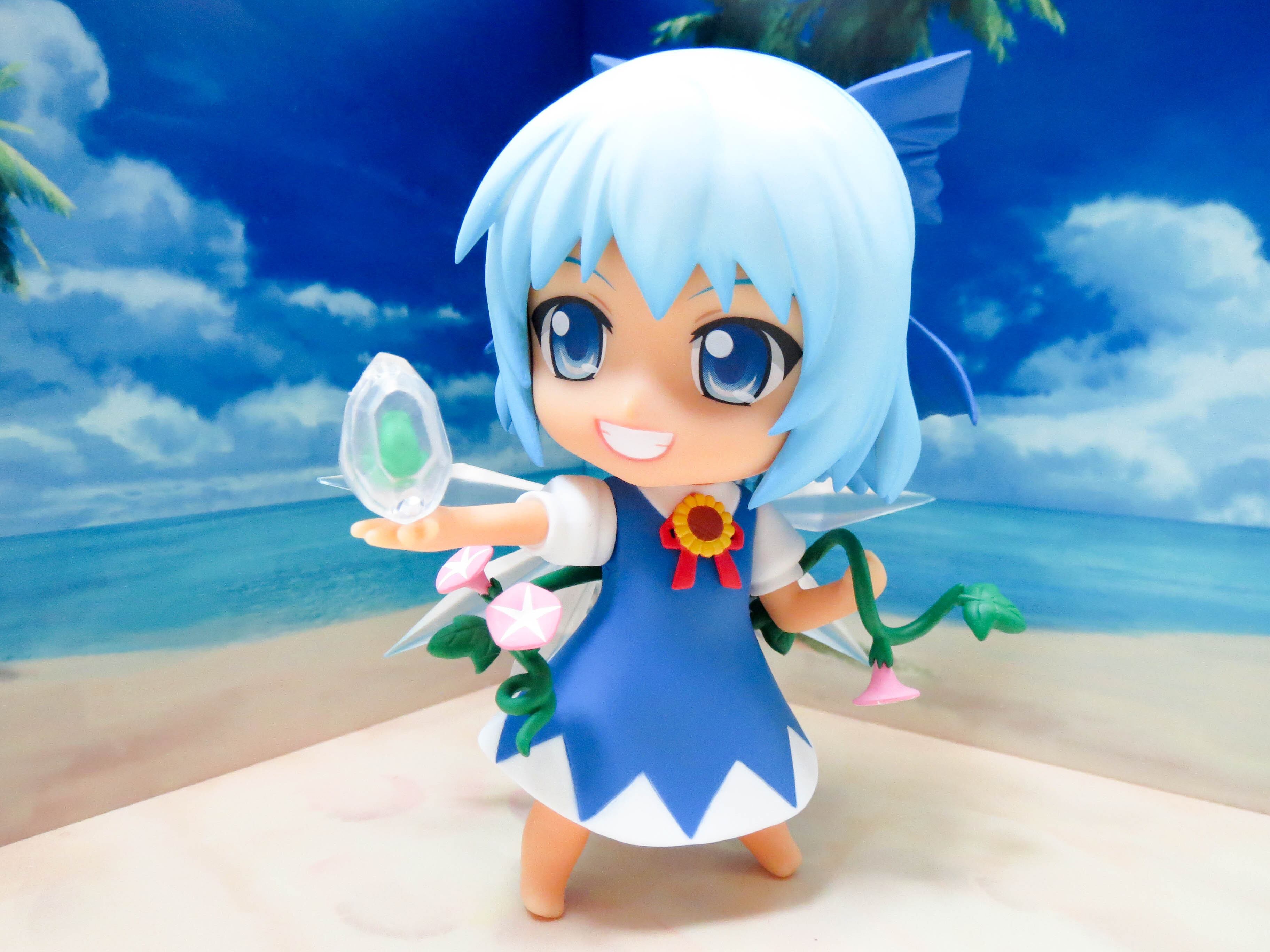 再入荷【167b】 日焼けしたチルノ 髪パーツ ボブヘアー ねんどろいど 