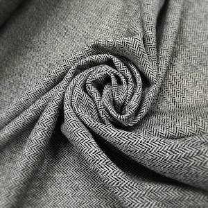 Wool Herringbone Tweed