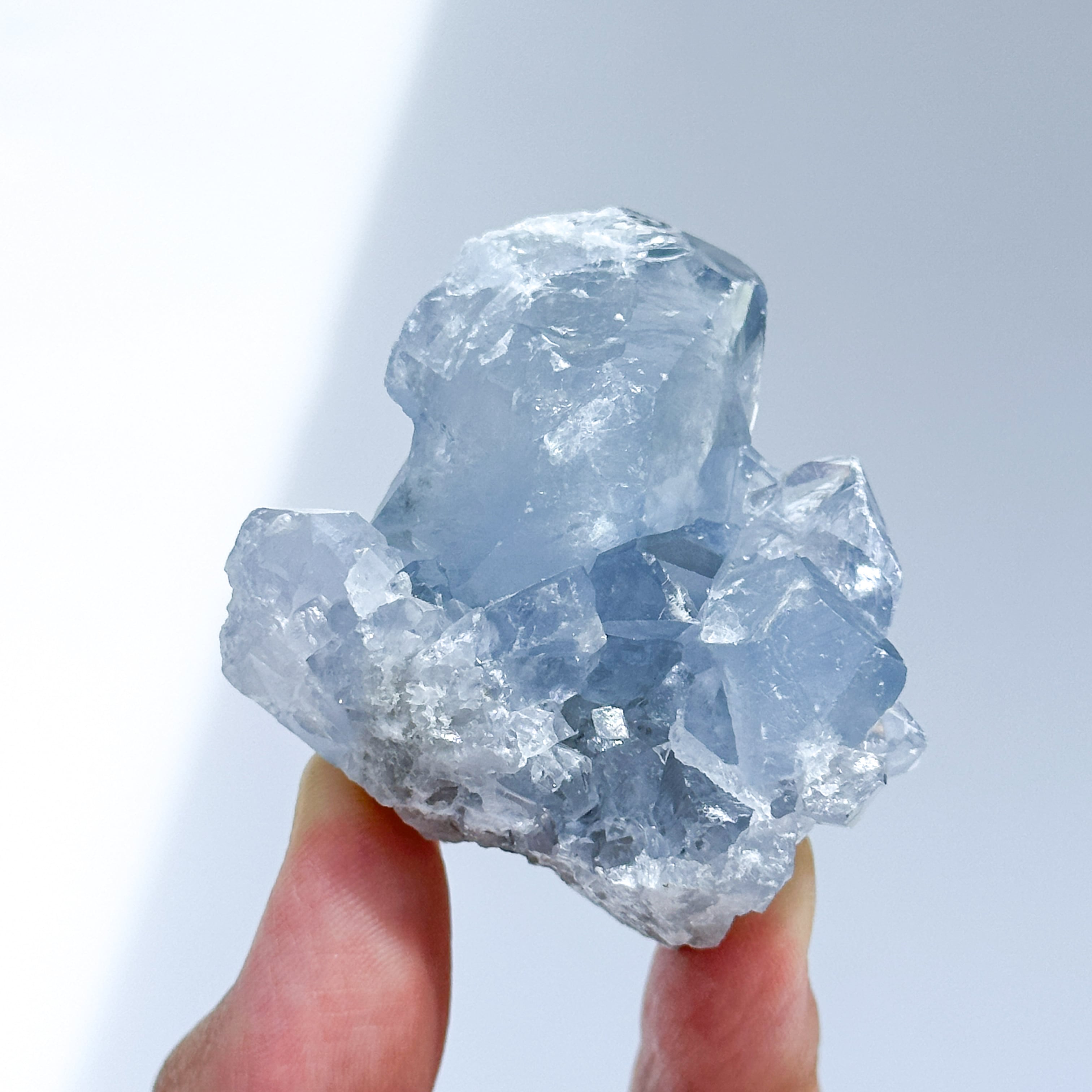 セレスタイト　ハートの置物 セレスタイト | Kamoku［カモク］インテリア天然石・鉱物の