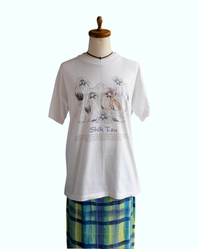 【古着】90’ｓシーズーたくさんT