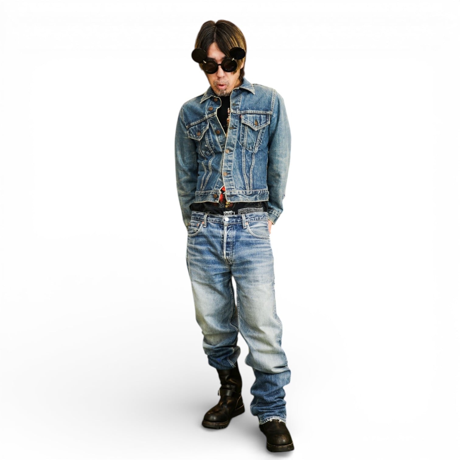 Levis リーバイス 3rd 60's 557xx VINTAGE Gジャン Vintage バナナ