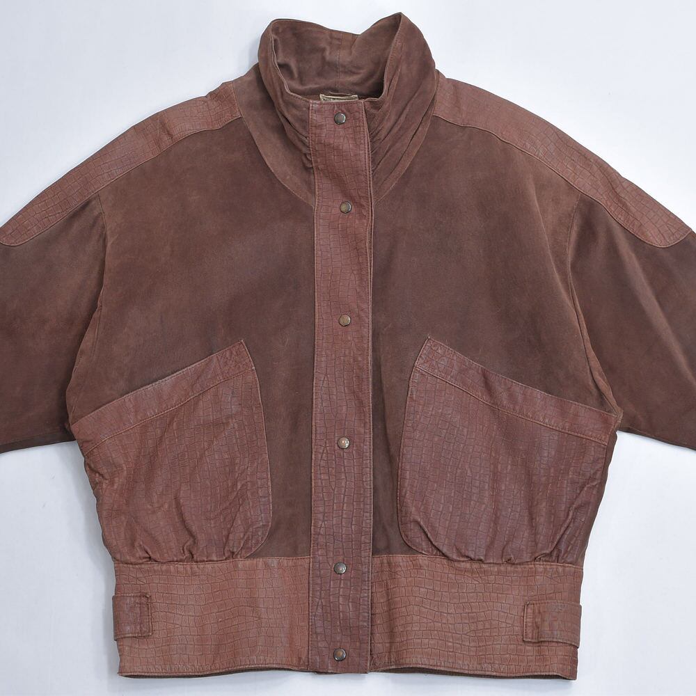 ユーゴスラビア製 Avanti 変形 切り替えデザイン レザージャケット