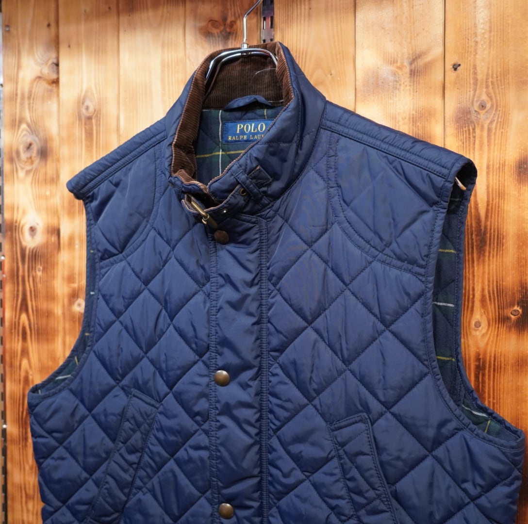 ralphlauren キルティング ベスト M/ラルフローレン | 古着屋youth vintage
