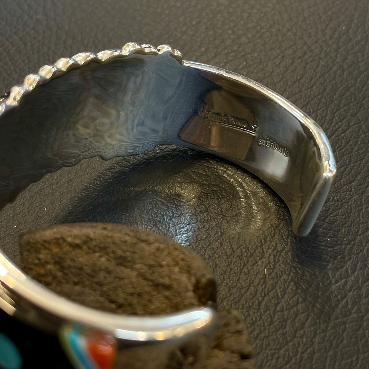 アーヴィンツォーシー(ErvinTsosie) インレイバングル - 7