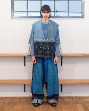 MK27A-V-01  CLOAK-VEST  #BLU  TYPE２