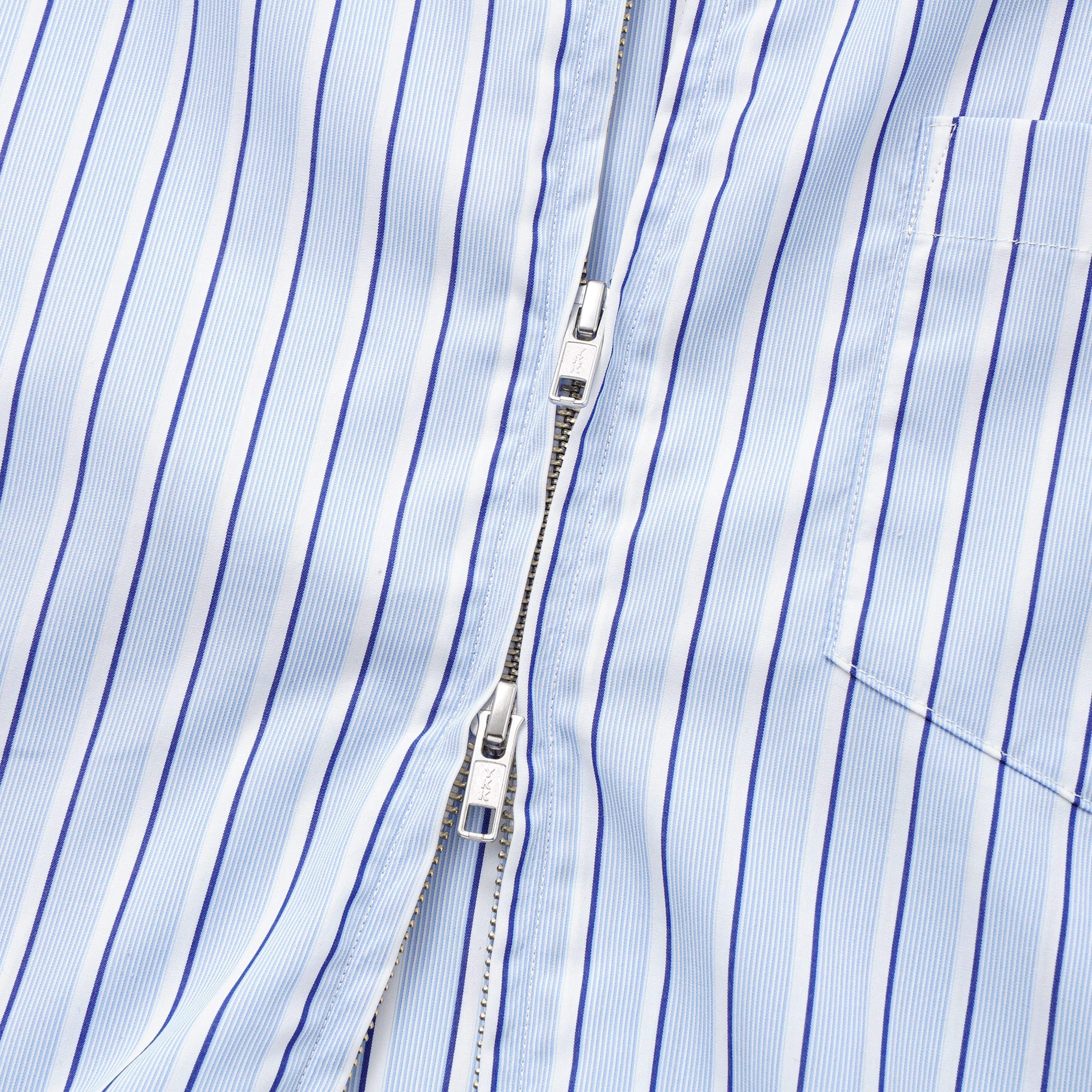 Zip up shirt（BLUE STRIPE） | TTTMSW