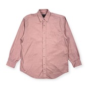Eddie Bauer エディーバウアー BD ボタンダウン オックスフォード 長袖シャツ S/ピンク系 メンズ