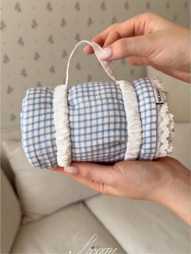 予約【SICGGU】Double Side Blanket（Sky Blue）