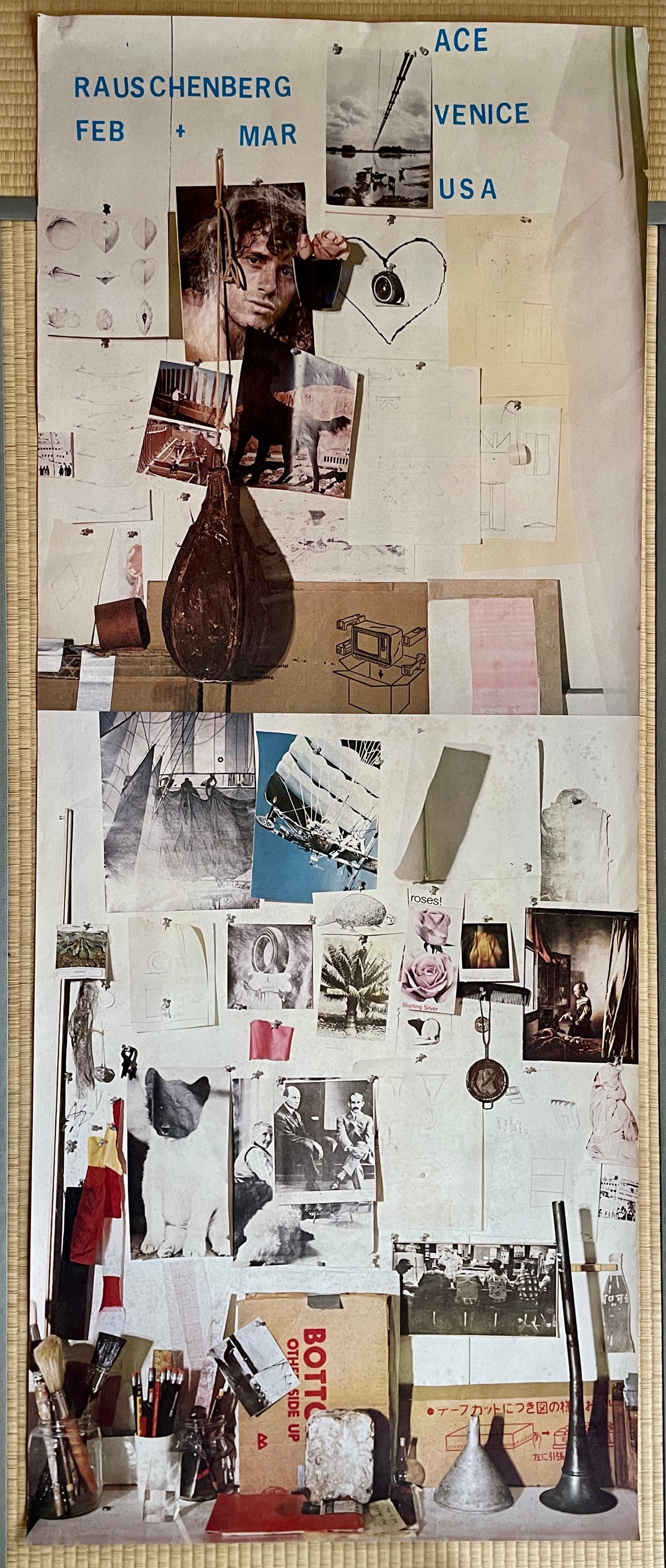 【絶版ポスター】ロバート・ラウシェンバーグ　ROBERT RAUSCHENBERG: ACE GALLERY VENICE CALIFORNIA, POSTER, 1978   [310195688]