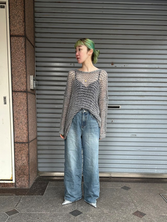 別注【attrayant】Mesh Long Tops