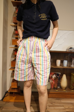 【送料無料】80's-90's striped short pants