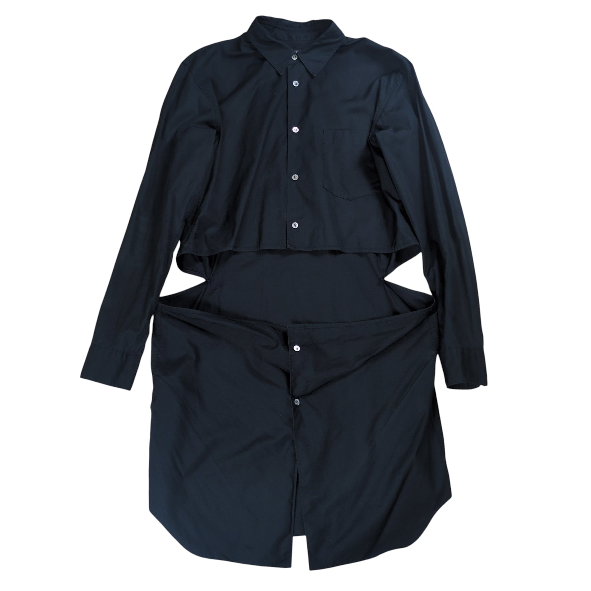 COMME des GARCONS HOMME 90's 田中オム でかボタン 開襟シャツ | PAY ID