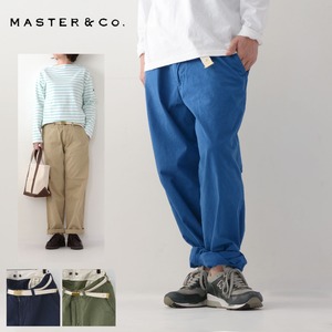 MASTER&Co. [マスターアンドコー] CHINO LONG TROUSERS [MC076] チノロングトラウザーズ・チノパンツ・ワークパンツ・ベルト付き・MEN'S [2022SS]