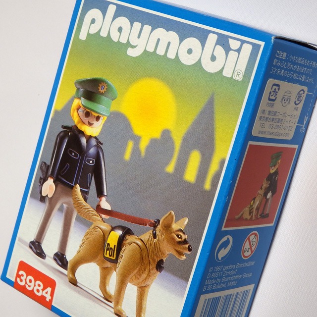 絶版 playmobil 3984 プレイモービル ドイツ警察官と警察犬 Police Officer and K-9 未開封 | K-9 PLANET