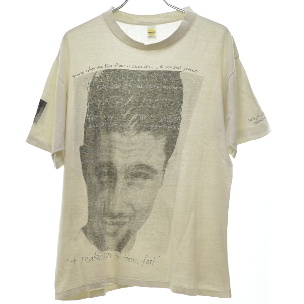 Bruce Weber / ブルース ウェーバー 80s MEDALLION ボディ Broken Noses 1987 Andy Minsker  半袖Tシャツ vintage ビンテージ ヴィンテージ | カンフル京都裏寺店 powered by BASE