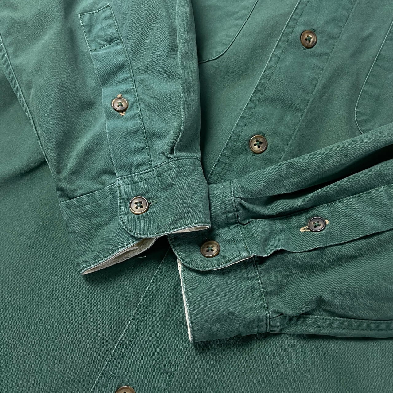 90s Patagonia パタゴニア コットン 長袖シャツ メンズL 古着