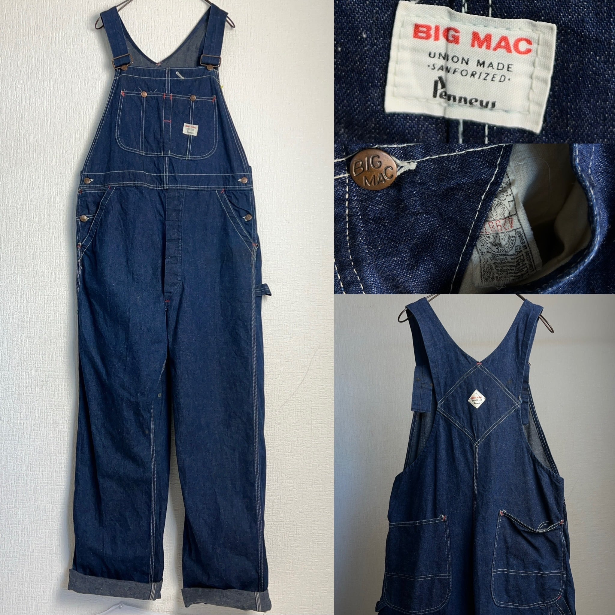 60's BIGMAC Denim Overall 60年代 ビッグマック デニム