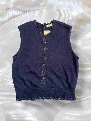 90s VTG mohair vest