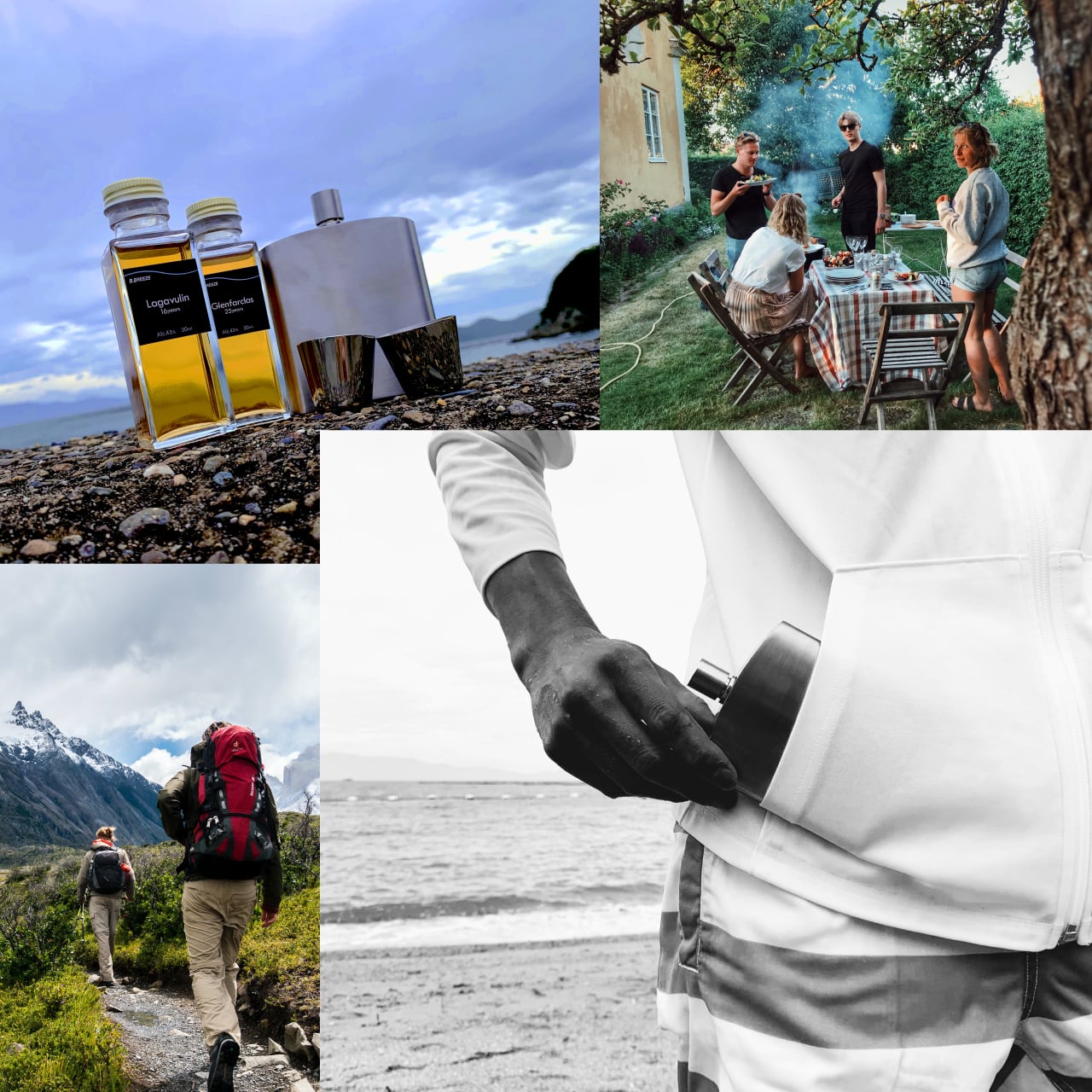 スキットル（200ml）本革ケース付き | B.BREEZE ビーブリーズ│洋酒