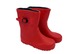 子供レインブーツ 19cm キッズ長靴 レッド