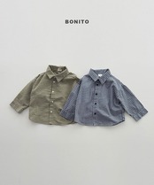 【取寄/韓国直送】BONITO 26/AT チェックシャツ｜夏服｜韓国子供服