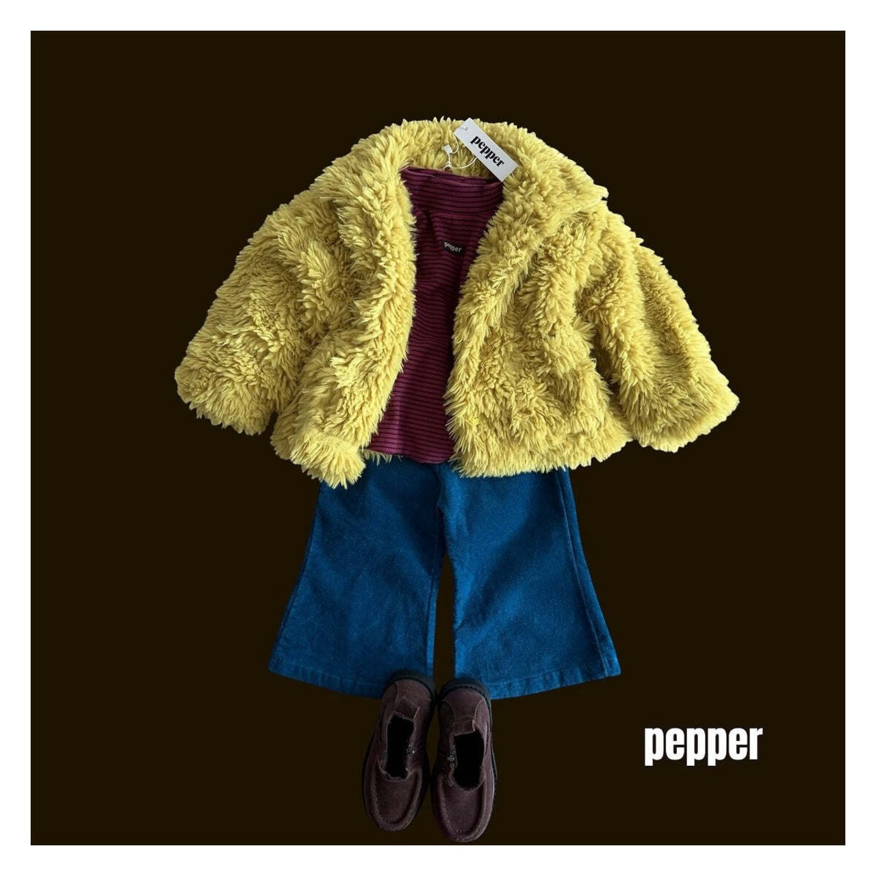 【取寄】PEPPER ミミ ジャケット|冬服|韓国子供服