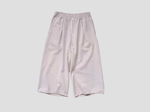 1000S/THOUSANDS” FADED SWEAT CROPPED PANTS TAUPE GRAY”