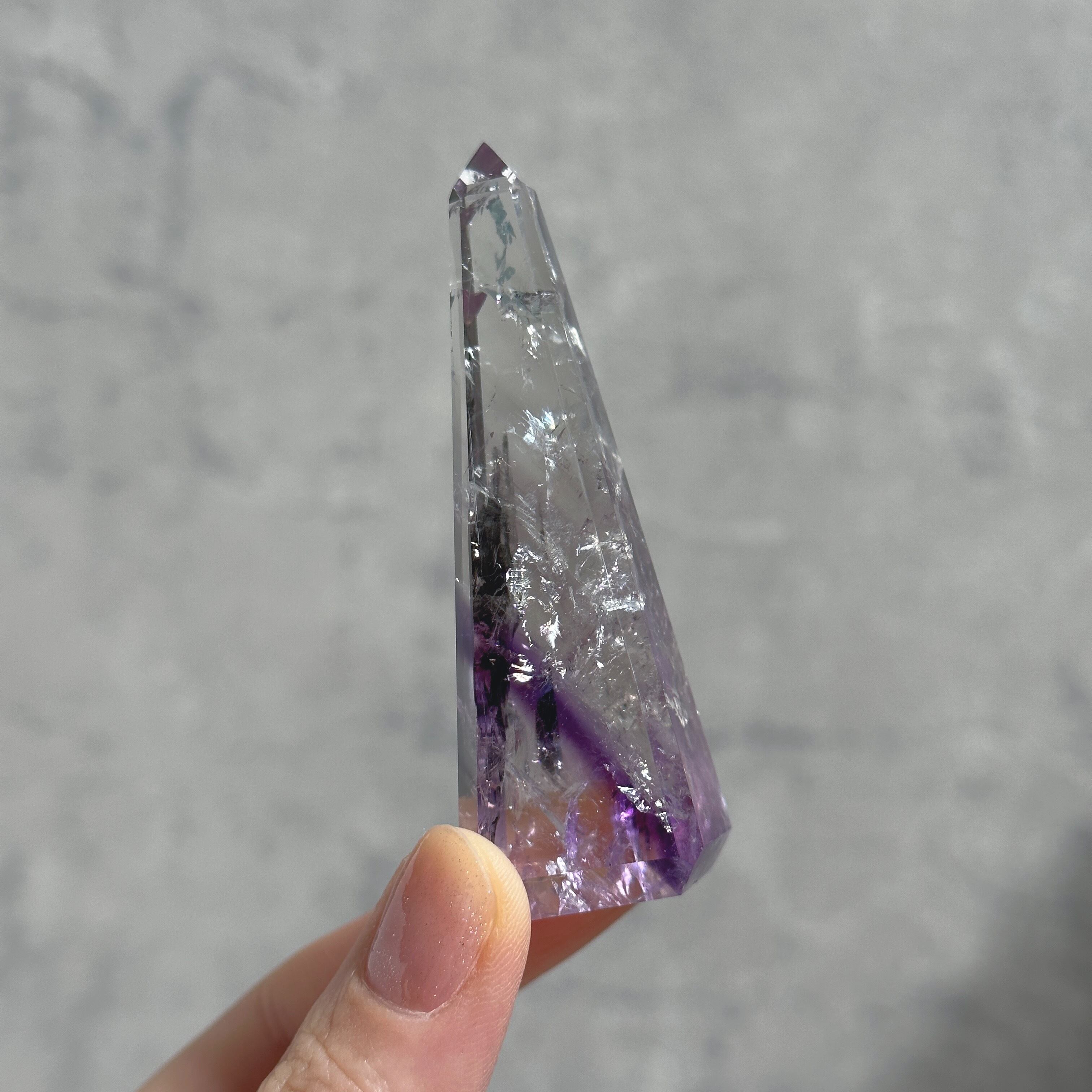 透明感◎ファントムアメジスト オベリスク13◇Phantom Amethyst