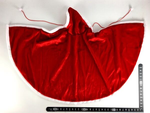 ドール服 1/6 男女兼用27 クリスマス フードケープ STK 17760 - 画像1