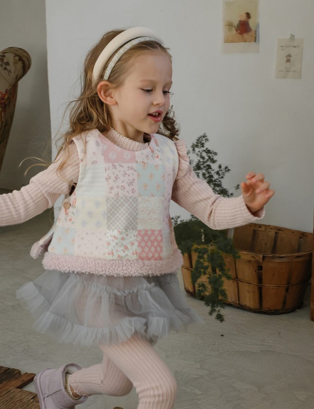 【予約】Blanc vest / puella FLO