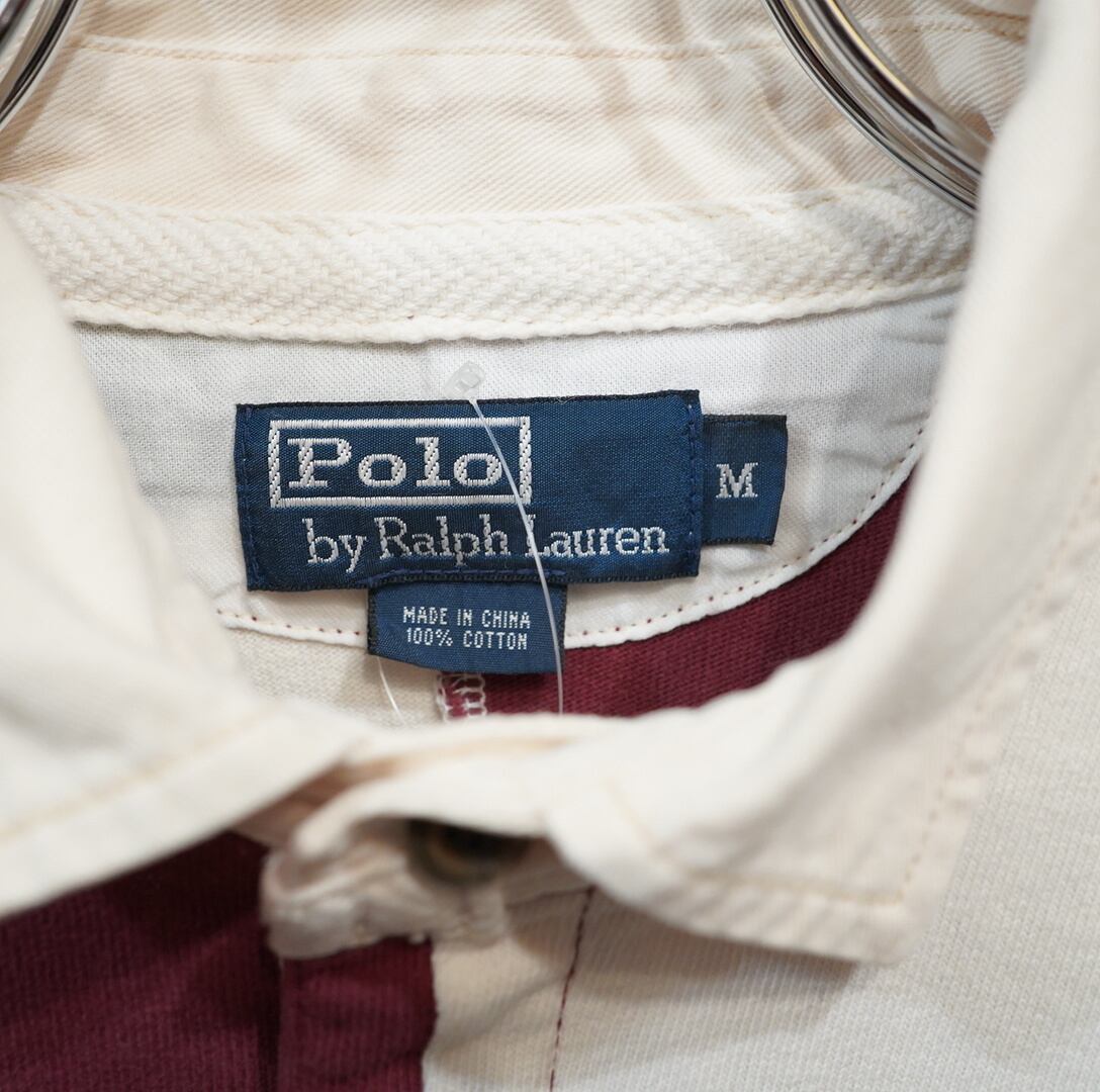 ralphlauren クレイジーパターン ラガーシャツ M/ラルフローレン