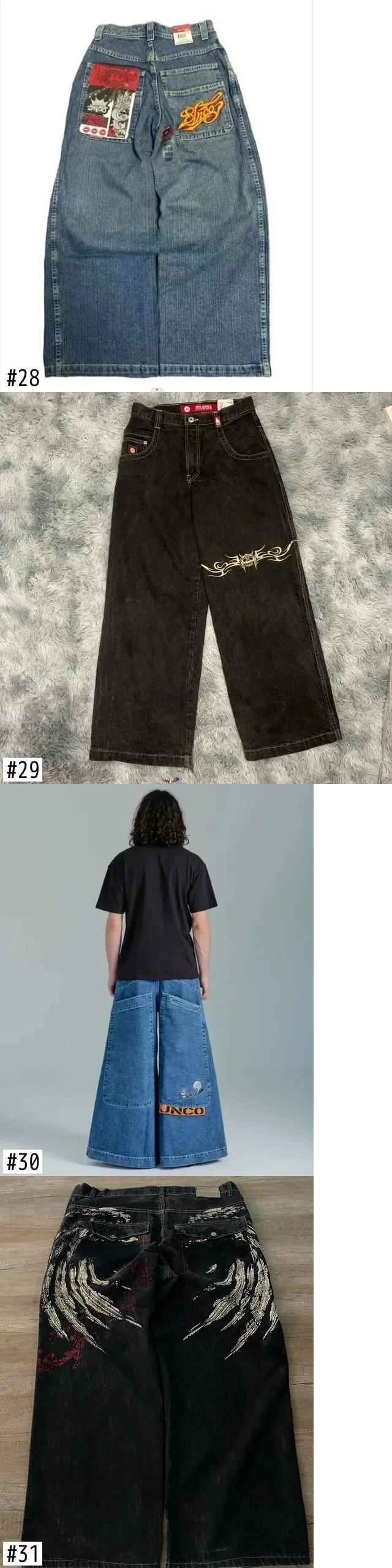 Y2K ジーンズスタイル原宿ヒップホップストリートだぶだぶのジーンズ
