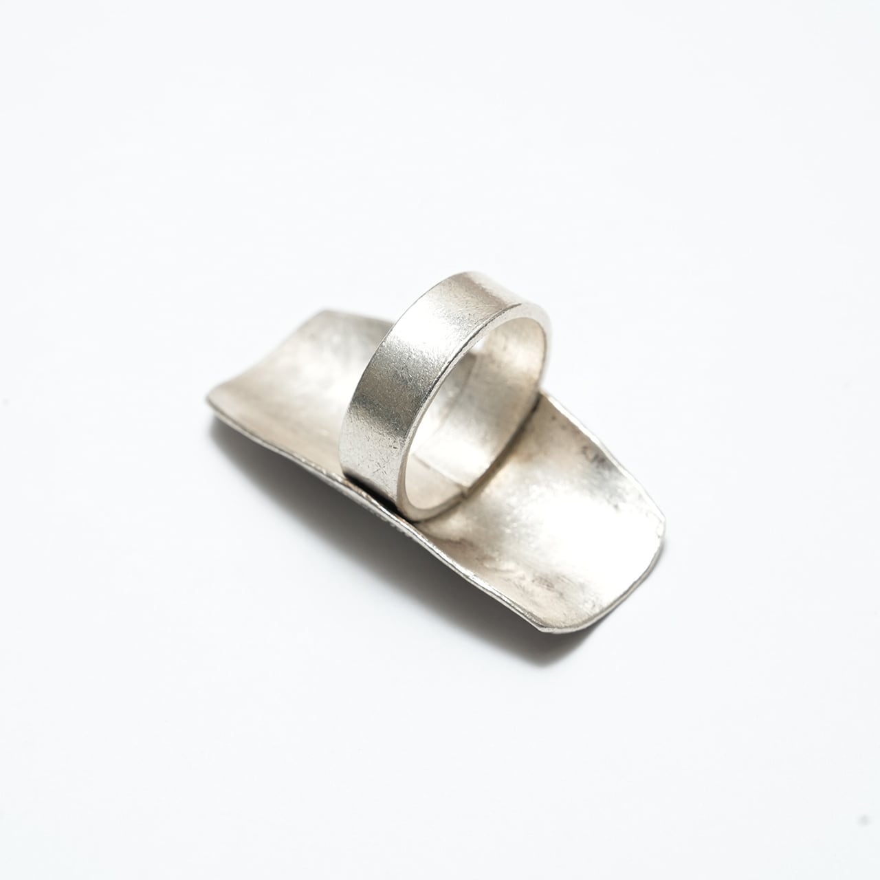 Sterling Silver Ring｜ナバホ スタンプワーク ワイドリング