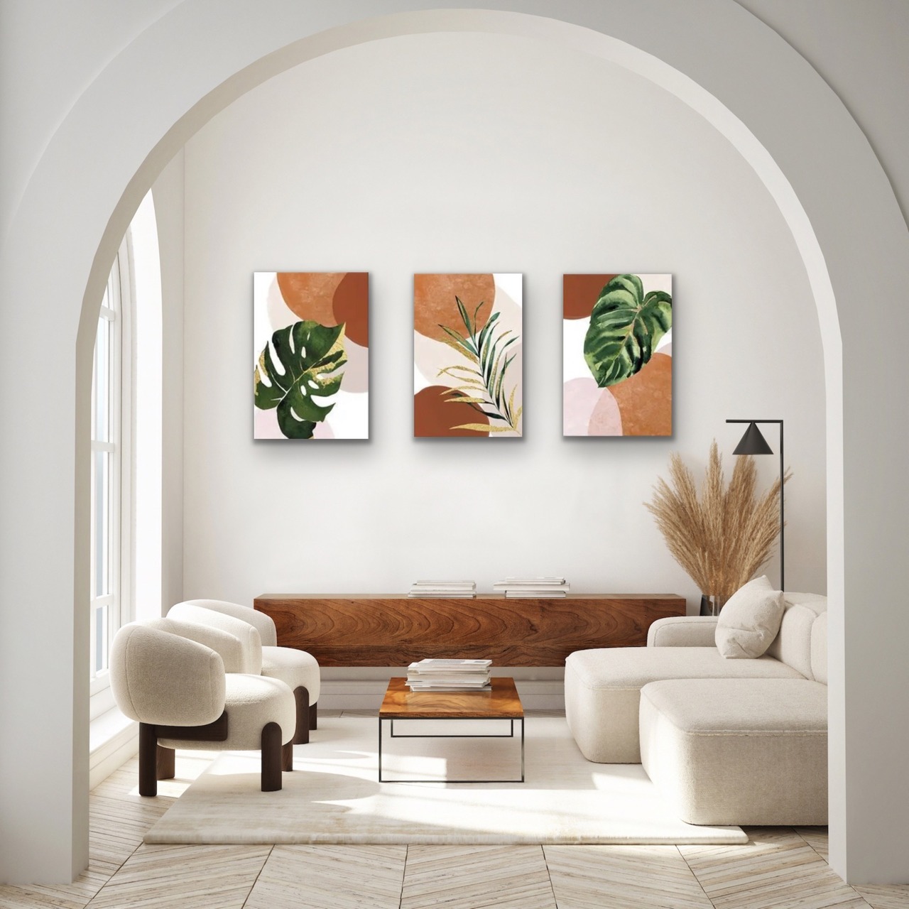 絵画/アートパネル/インテリア/モダン/北欧/おしゃれ アートパネル 3枚セット (お取り寄せ商品)