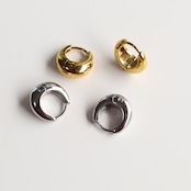 7/17(金)21時新作発売*stainless プラム フープ ピアス