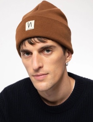 Nudie jeans ヌーディージーンズ 2021 Winter collection Falksson Beanie Cinnamon ビーニー