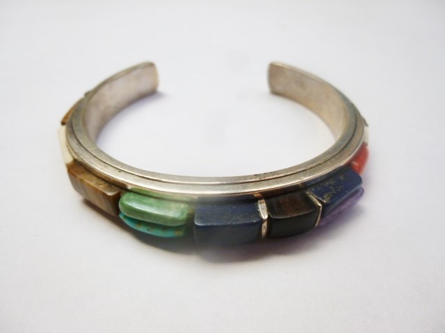 M.L.wright "CHROMATIC INLAY BANGLE"