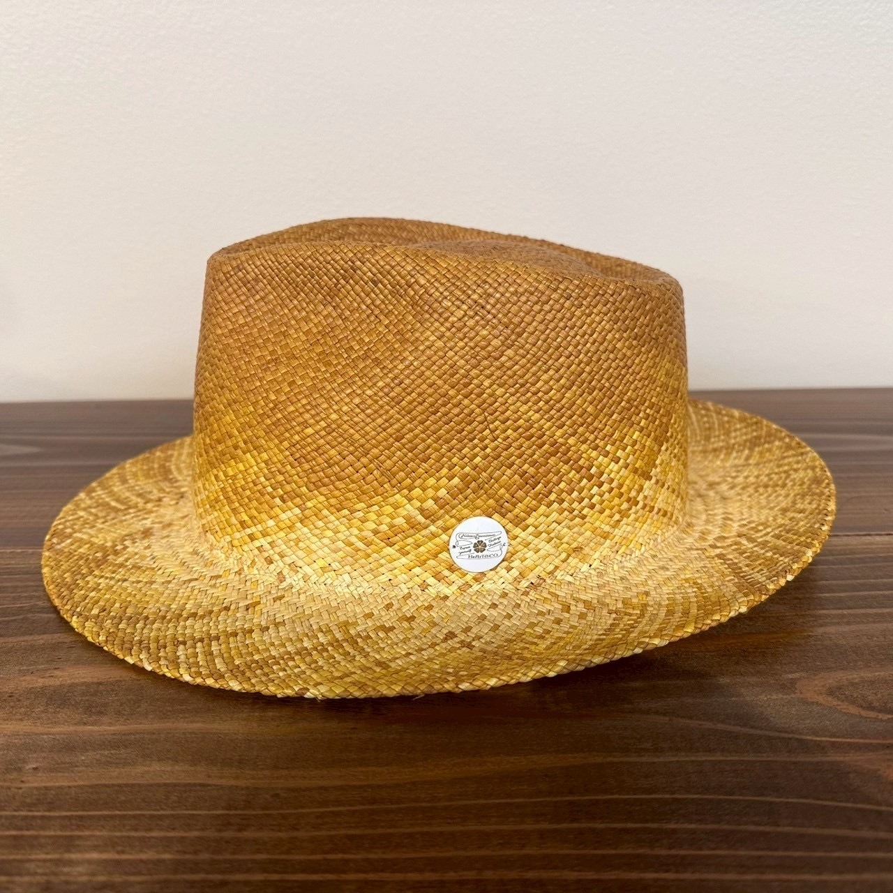 パナマ放射線中折れハット  ブラウンM