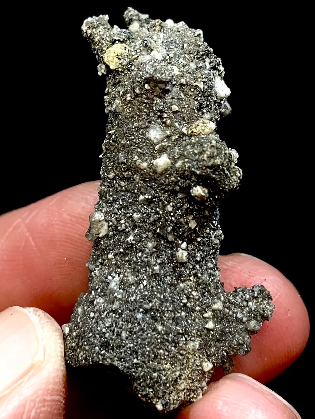 9) 神々からの神聖な導き！超ライトニング・ストーン「ブラック・フルグライト」小型