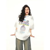 VINTAGE ストリート スプレーペイント Tシャツ T773