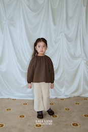 【取寄】LALALAND (Kids)バオレブラウス|秋服|韓国子供服| 26/SM