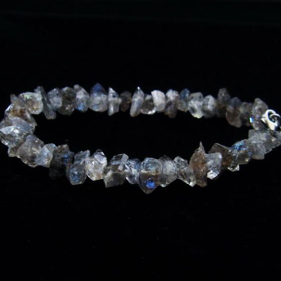 オイルインクォーツ ブレスレット 石油入り水晶 ブレス 一点物 メール便可 [M便 1/10] 111-33519