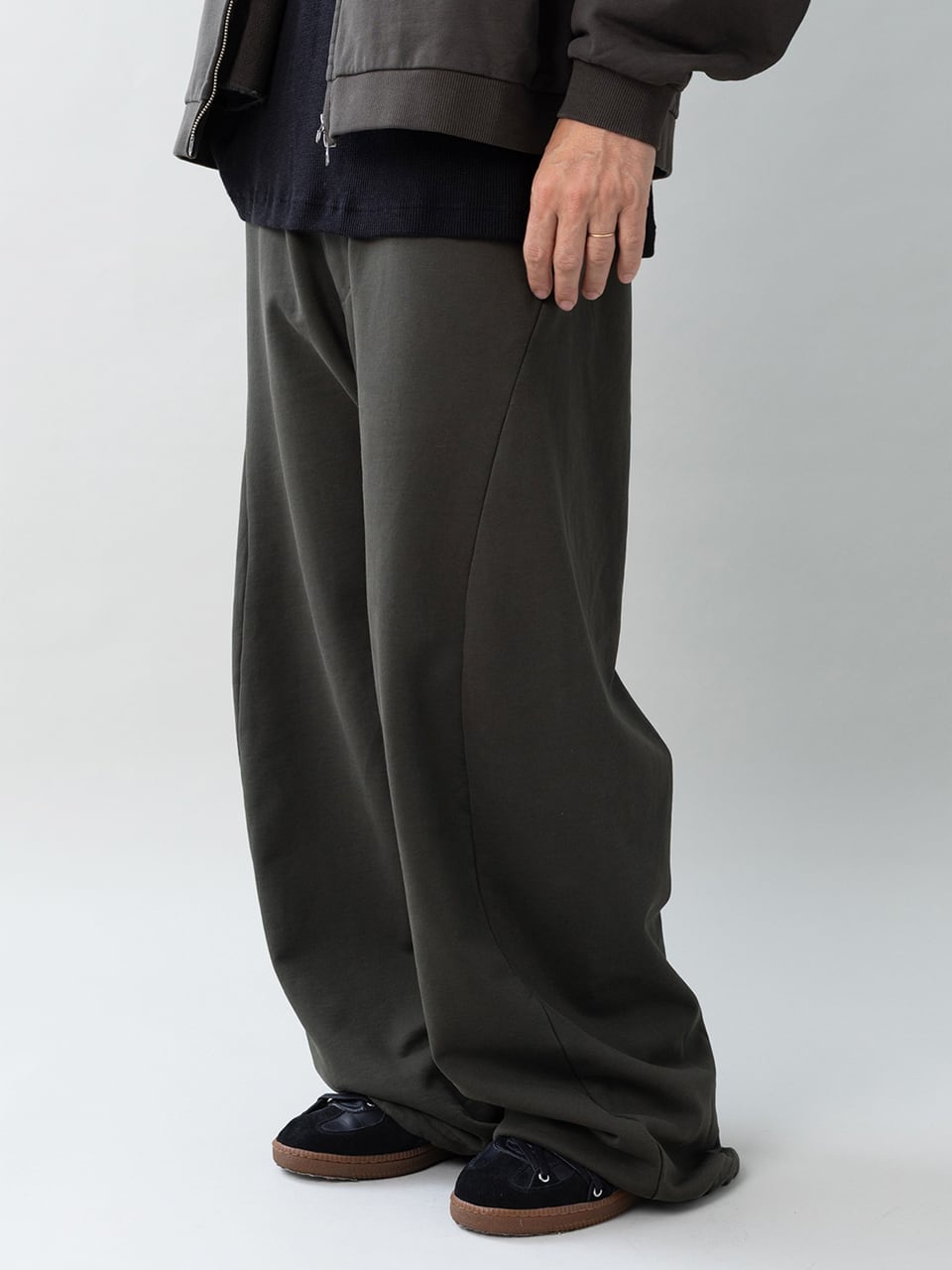 EGO TRIPPING (エゴトリッピング) 3D-SWEATPANTS スウェットパンツ / CHARCOAL 626705-04